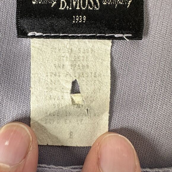 Vintage Tailor B Moss Floral Maxi Dress Womens Sz 8 Purple Fairy Church 90s Y2K - Picture 6 of 14